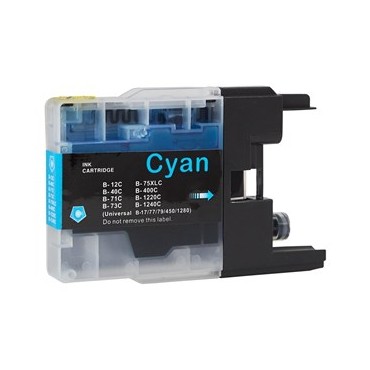 Cartus cerneala compatibil Brother LC 1240XL, LC1240XL, lc1240, lc 1240, ld1240xl, cyan