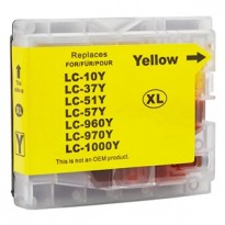 Cartus cerneala compatibil Brother LC 1000,LC 970, LC1000, LC970,lc 1000, lc 970, yellow